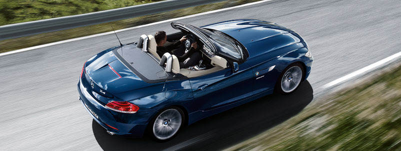 On Friday my sweetheart rented a BMW Z4 cabriolet for me as a part of my